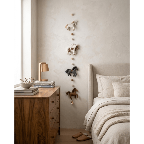 Horse Hand-Made Felt Garland