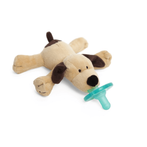 Wubbanub Pacifier Brown Puppy