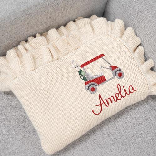 Golf Baby Blanket, Personalized