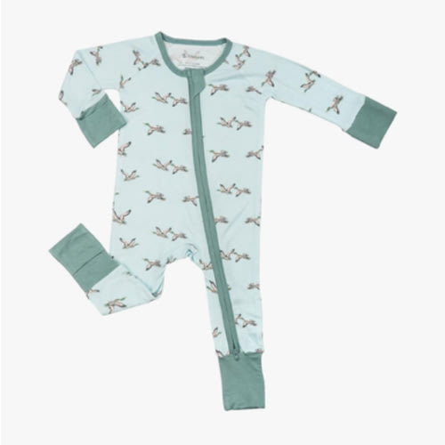 LollyBanks Baby Pajamas, 2-Way Zipper Romper, 95% Viscose Made from Bamboo and 5% Spandex, Baby Sleepers