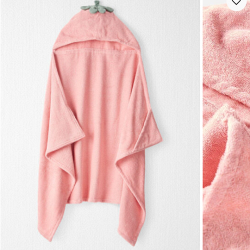 Toddler Organic Terry Cotton Strawberry Towel - Little Planet | Carter's