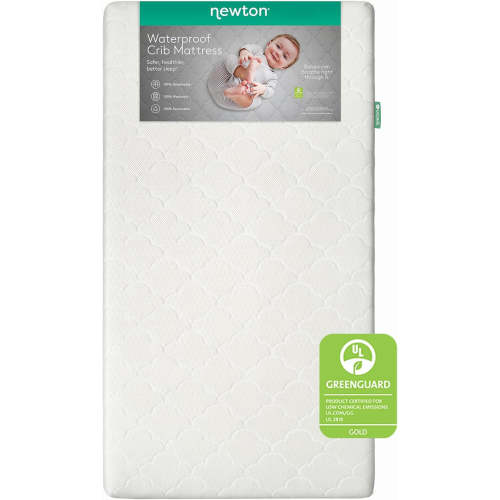 Newton Waterproof Crib And Toddler Mattress, White