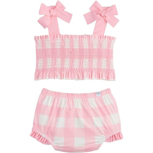 Mud Pie Baby Girls' Mud Pie Children's Smocked Bow 2pc