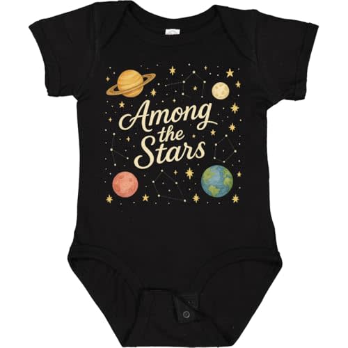 inktastic Among the Stars Space Baby Bodysuit