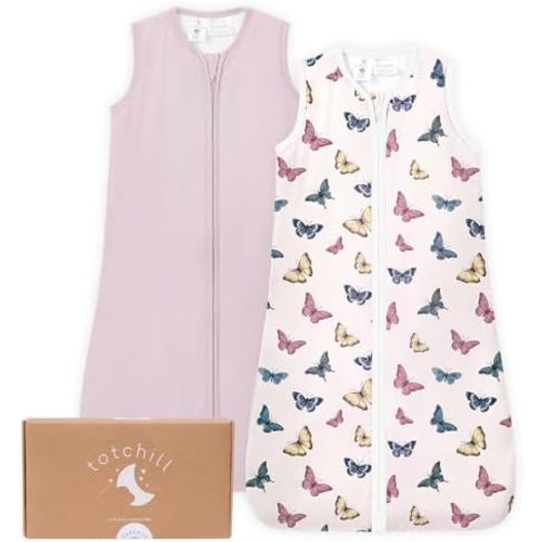 Baby Sleep Sack, 1.0 TOG Cozy Wearable Blanket, Soft Sleeping Bag with Zipper, Toddler Sleep Sack 0-3-6-12-24-3T