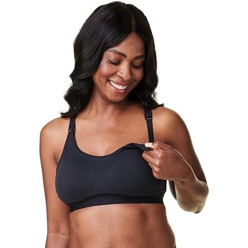 Bravado Designs Women's Seamless Support Nursing Bra, Tranquil Low Activity Maternity Nursing Sports Bra for Breastfeeding