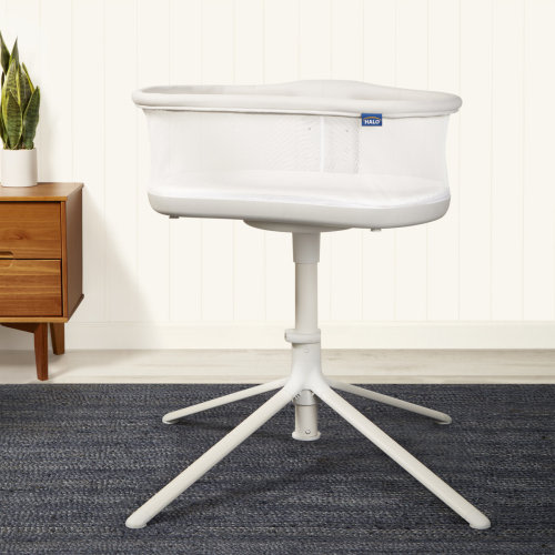 BassiNest Swivel Sleeper Bassinet with Bedding with Mattress
