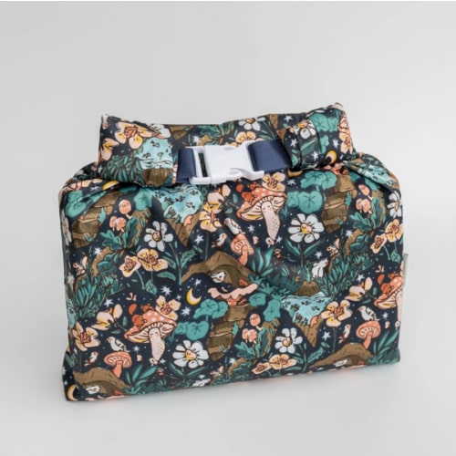 Kinder Roll Top Wet Bag in Hidden Whimsy Woodland by Elaine Bozza
