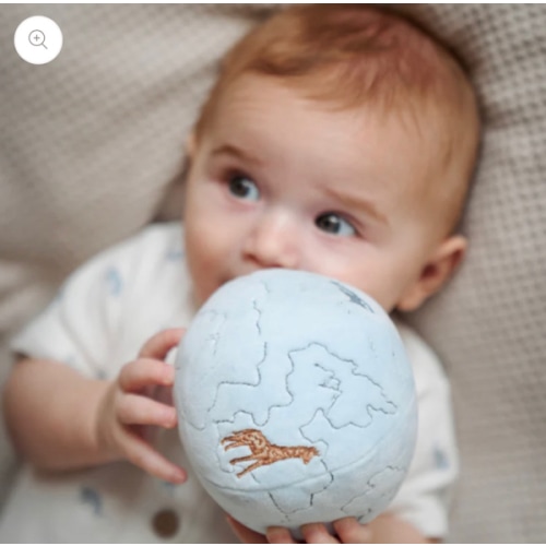 World Explorer Globe Plush Rattle