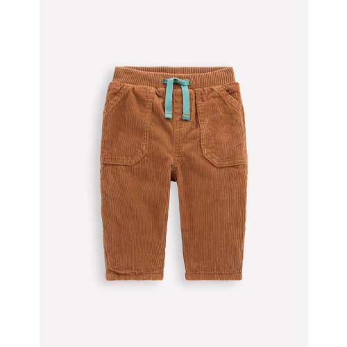 Cosy Lined Trousers-Tan | Boden UK