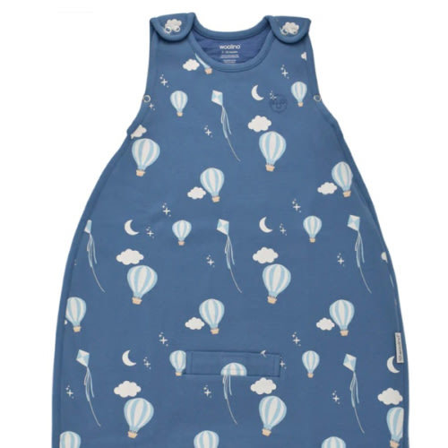 4 Season® Ultimate Baby Sleep Bag, Merino Wool & Organic Cotton, Hot Air Balloon