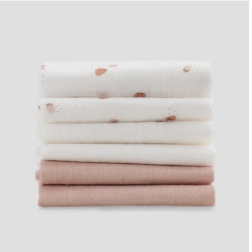 Little Bamboo Muslin Washers | 6-PACK