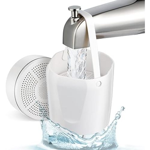 Bath Filter for Tub Faucet, 8 Stages Bath Water Filter for Tub, Removes 95% Chlorine, Lead, Fluoride & Heavy Metals, Improve Skin, Hair and Nails Condition, BPA Free (White)