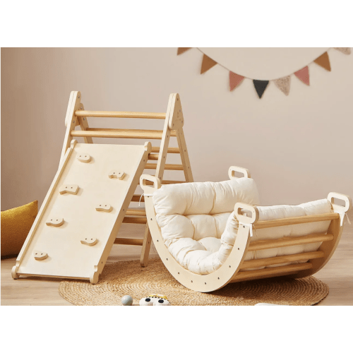 Tiny Land® 7-in-1 Montessori Climbing Set with Play Pad