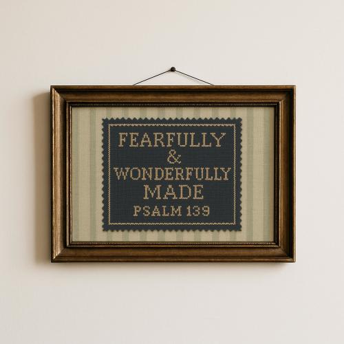 Psalm 139 Print ∙ Bible nursery wallart