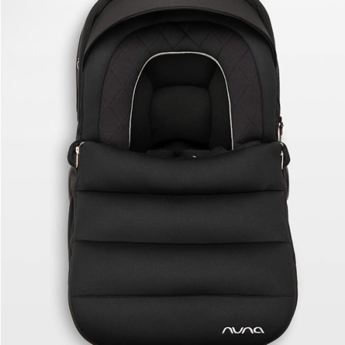 Nuna ® PIPA ™ Series Caviar Black Car Seat Winter Footmuff