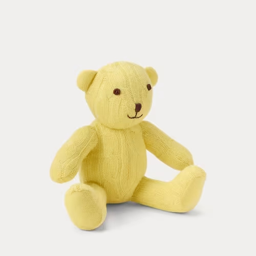 Small Cable Cashmere Bear