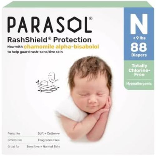 White Infant Diapers by Parasol Co