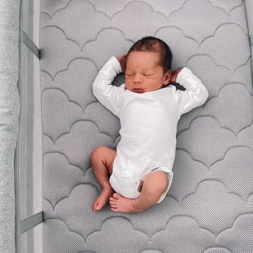 Newton Baby Bassinet Insert for Travel Crib & Playard | Includes Mattress & Sheet, Ultra-Breathable & Washable, Dual-Layer Cover | Does NOT Include Play Yard