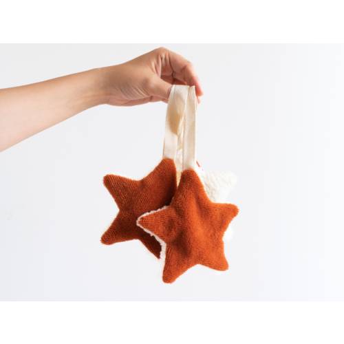 Star pacifier holder. Star baby lovey for toddlers perfect unisex baby gift