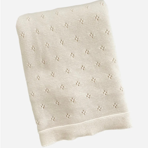 Cotton Heirloom Pique Blanket