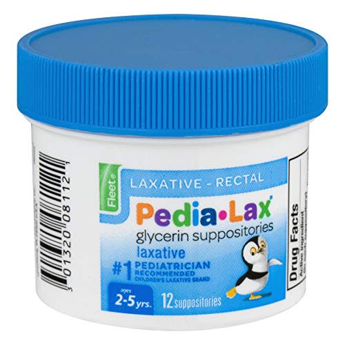 Fleet Pedia-Lax Glycerin Suppositories 12 Each