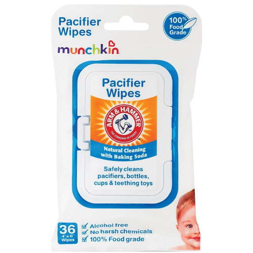 Munchkin Arm and Hammer Pacifier Wipes, White 72 Count