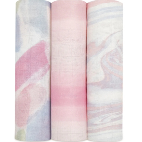 Florentine Silky Soft Muslin Swaddle 3pk