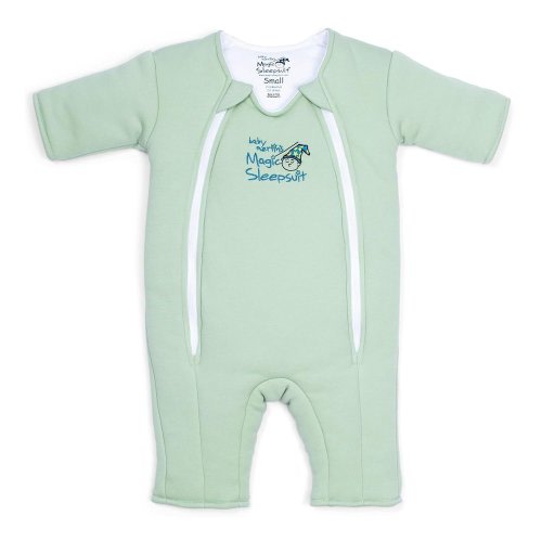 Magic Sleepsuit Baby Merlin's Cotton Baby Swaddle Transition Product - Soft and Cozy Design, Double Zipper for Easy Diap
