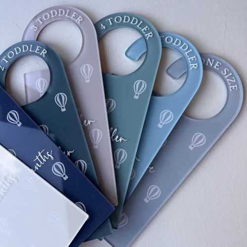 Custom Baby Closet Dividers | Acrylic Nursery Organizer,