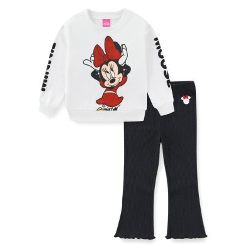 Disney Minnie Mouse Girls Sweatshirt and Flared Legging Pants Set for Infant
