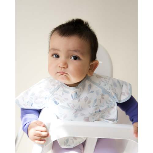 Waterproof Coverall Smock Bib Short Sleeves - Owls