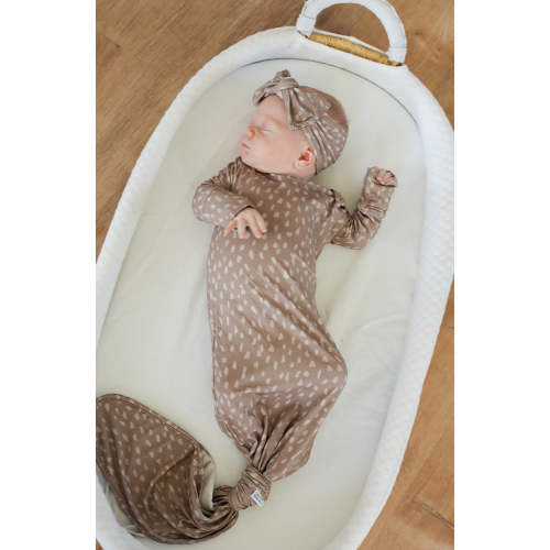Fawn Spots Bamboo Knotted Gown