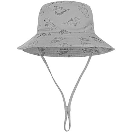 Baby Sun Hat UPF 50+ Sun Protective Toddler Bucket Hat Summer Kids Beach Hats Wide Brim Outdoor Play Hat for Boys Girls