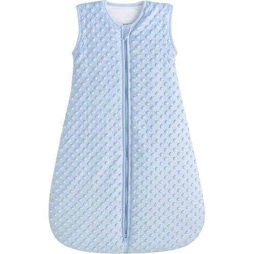 BABYINABAG Very Warm 2.5 Tog Quilted Winter Model Baby Sleep Bag or Sack, Plush Minky Dot for Infants and Toddlers