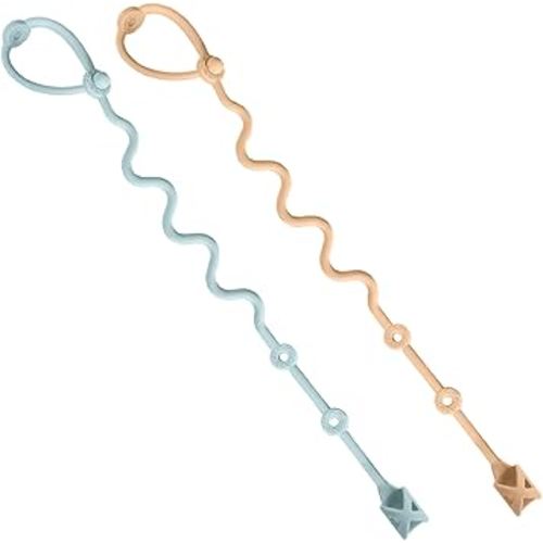 Silicone Utensils Holder Strap (Blue/Pink, 2PK)