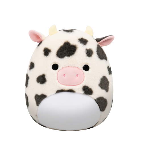 Squishmallows FuzzAMallow Official 16 inch Colin the Black And White Spotted Cow - Child's Ultra Soft Stuffed Plush Toy