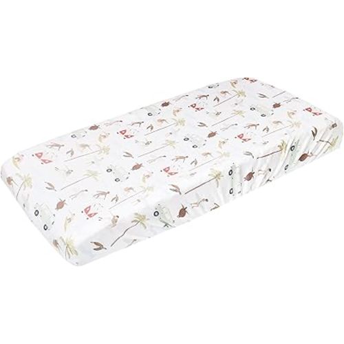 Premium Knit Diaper Changing Pad Cover Maui by Copper Pearl