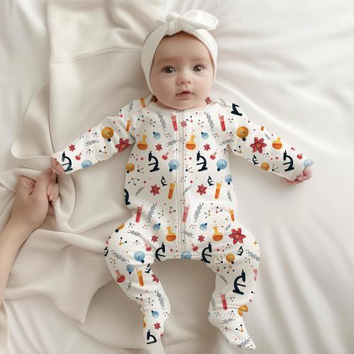 DNA and Science Pyjamas for Baby Girls