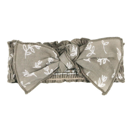 Fawn Leaves | Organic Muslin Smocked Headband – L'ovedbaby