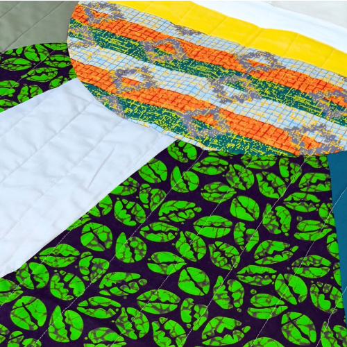 Abundance Quilt Green and Yellow Cowrie – Baby Yams