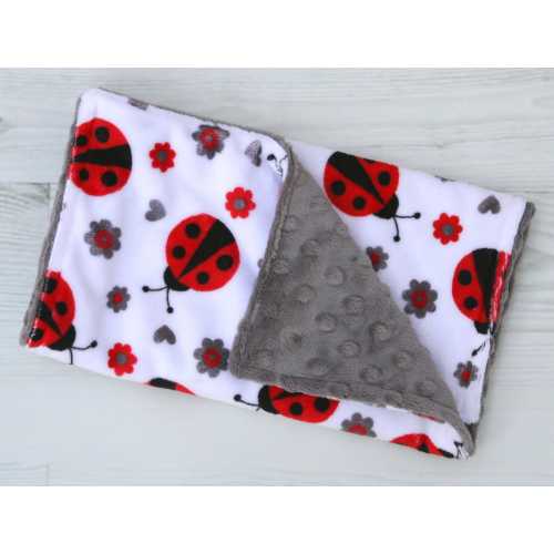 Ladybug Minky Burp Cloth, Burp Rag, Baby Shower Gift, Theme, Feeding, Nursing, New Mom Gift, Ladybug Burp Cloths