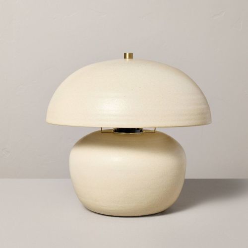 Mushroom Table Lamp Sour Cream - Hearth & Hand™ with Magnolia