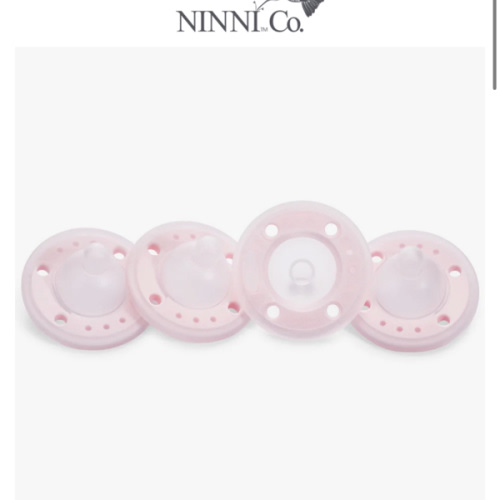 Ninni Pacifier Petal Pink 4 Pack