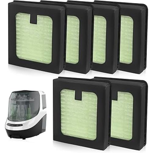 6Pack HEPA Filter Replacement Compatible with Baby Brezza Bottle Dryer Advanced and Baby Brezza Bottle Washer Pro