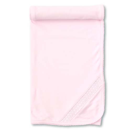 Hand Smocked CLB Charmed Pink Blanket