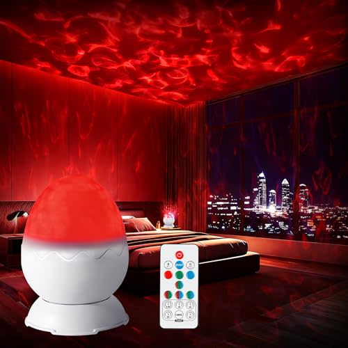 Red Night Light, 2-in-1 Sleep Aid Lamp, Deep Relaxation & Blue Light Blocking | Gift for Kids & Adults, Birthdays, Christmas