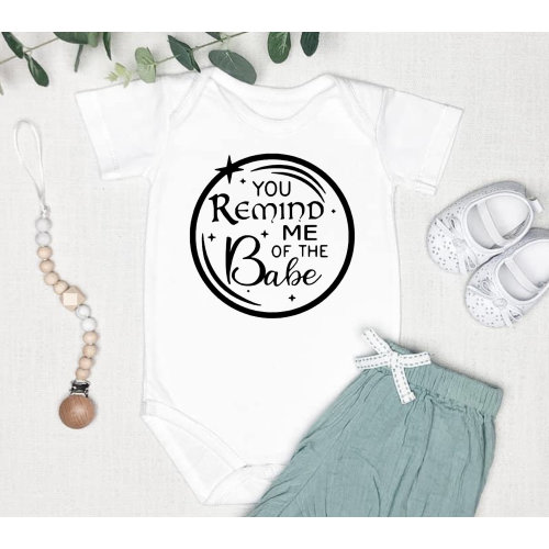 You Remind Me of The Babe Baby Vest, Labyrinth Gift