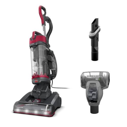 BISSELL CleanView Max Upright Vacuum 4381 12" Cleaning Path Red