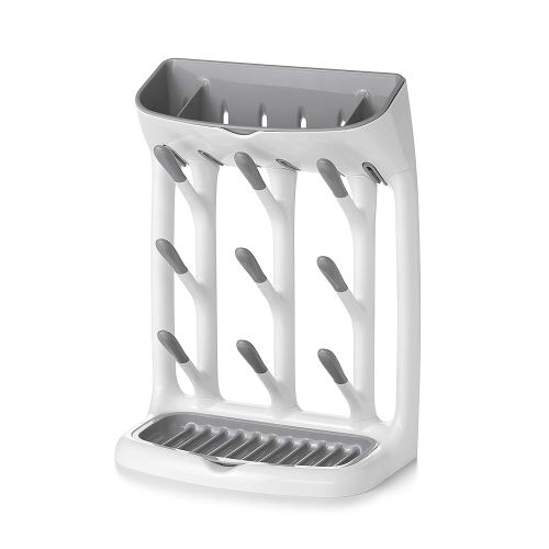 OXO Tot Space-Saving Bottle Drying Rack, Baby Bottle Organizer for Countertop